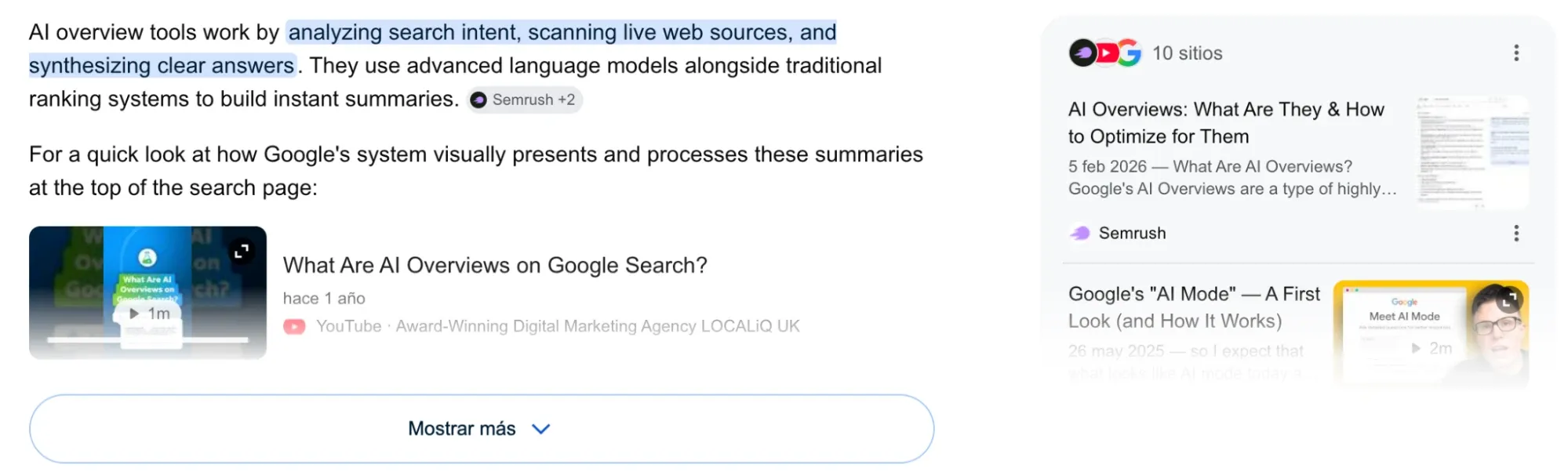 ai overviews snippet how do AI overview tools work