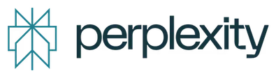 Perplexity company logo with a geometric star-like symbol to the left of the word 'perplexity'.
