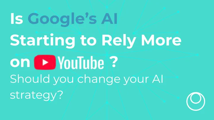 Discover how important is YouTube as a source for Google AI Overviews.