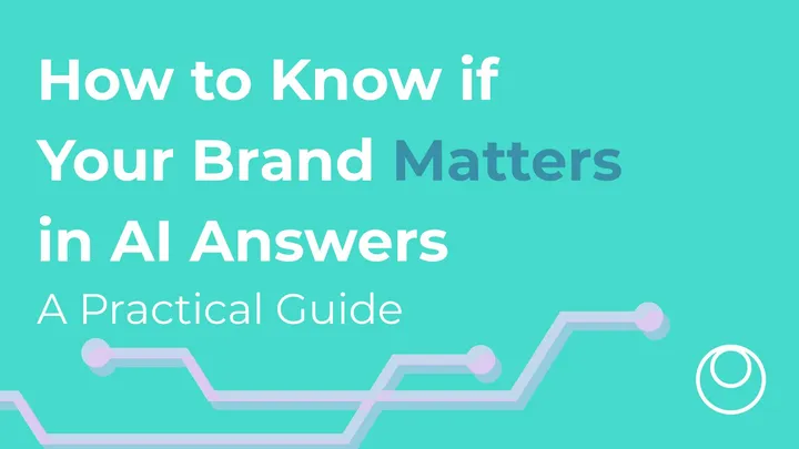 Learn how to tell if AI assistants already influence how people choose your brand, and when it makes sense to invest in AI visibility.