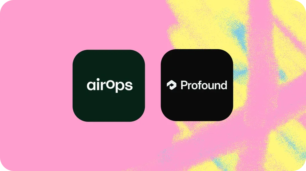 Imagen de portada de la comparativa AirOps vs. Profound